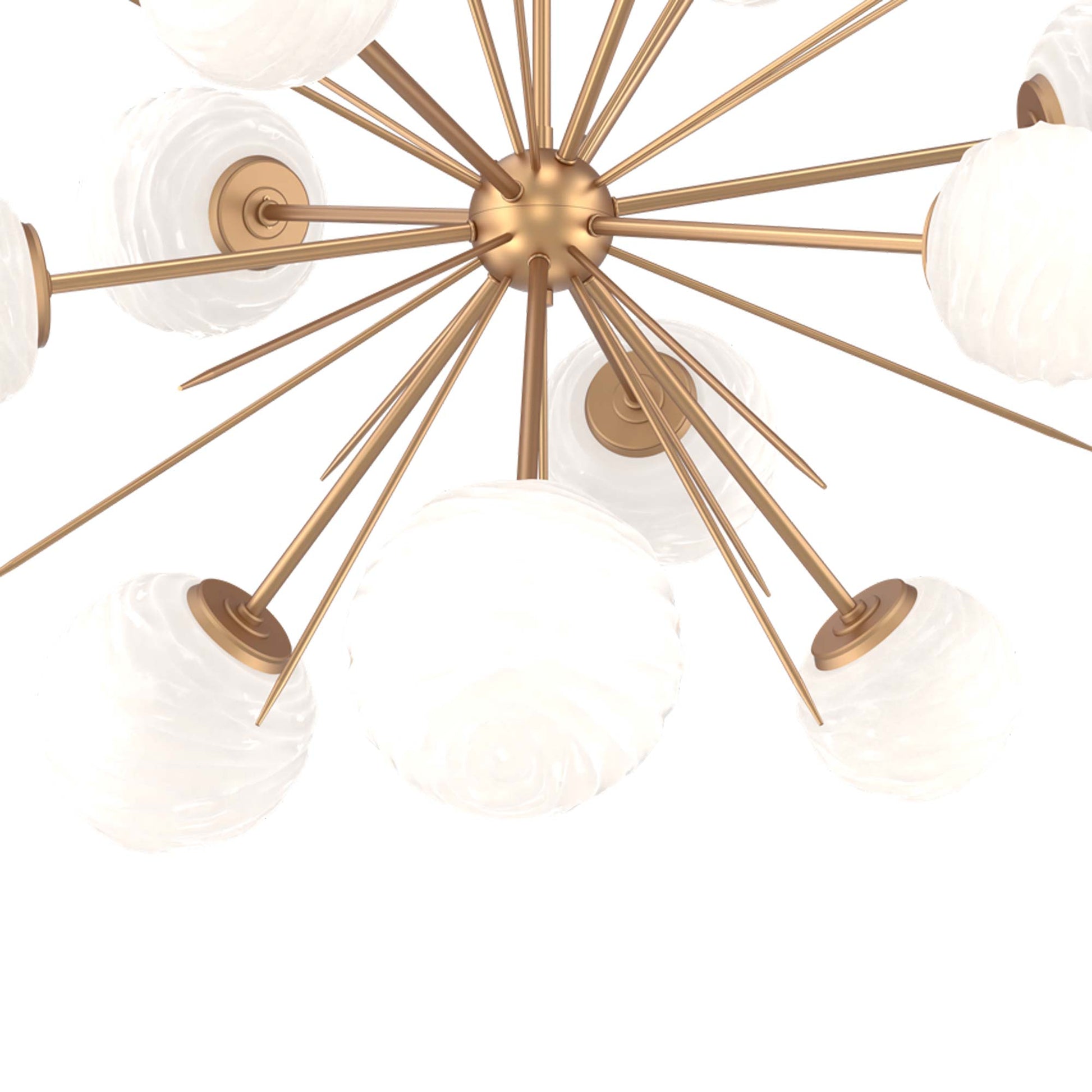 Gaia Starburst LED Chandelier in Detail.