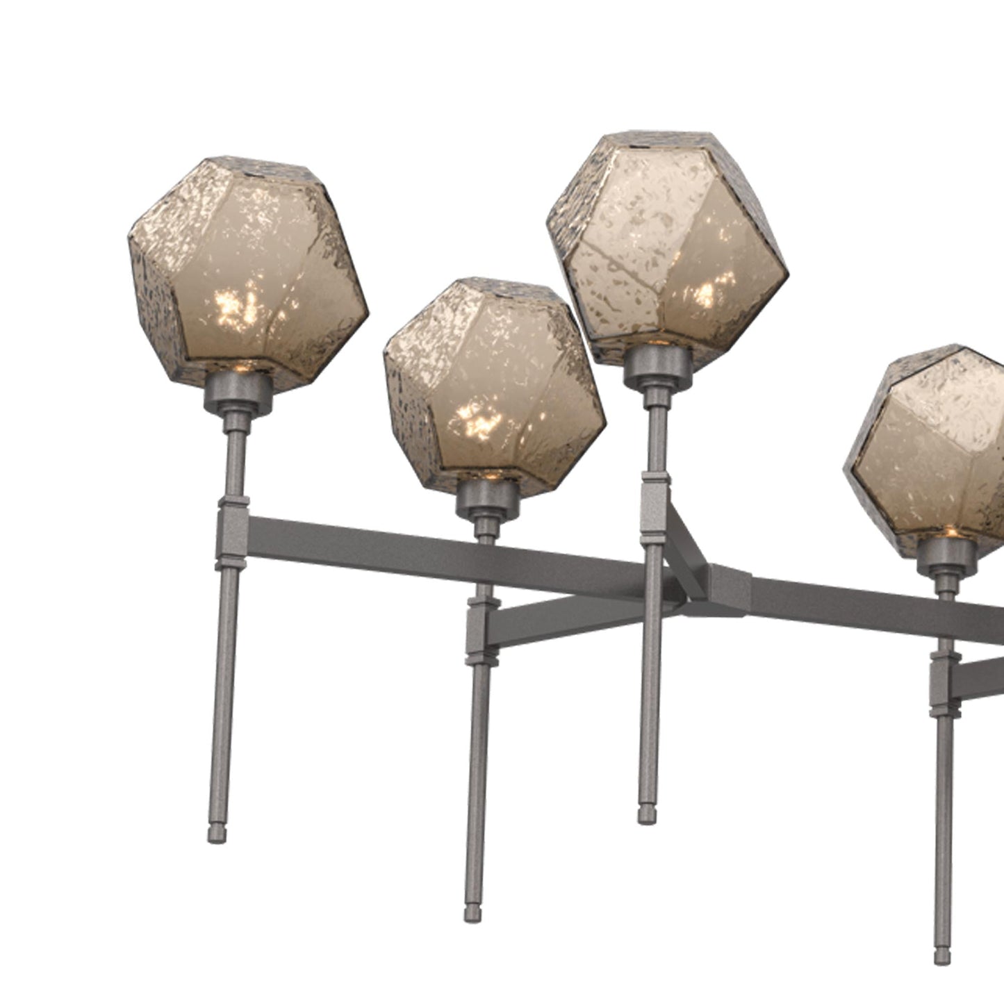 Gem Belvedere Linear LED Chandelier in Detail.