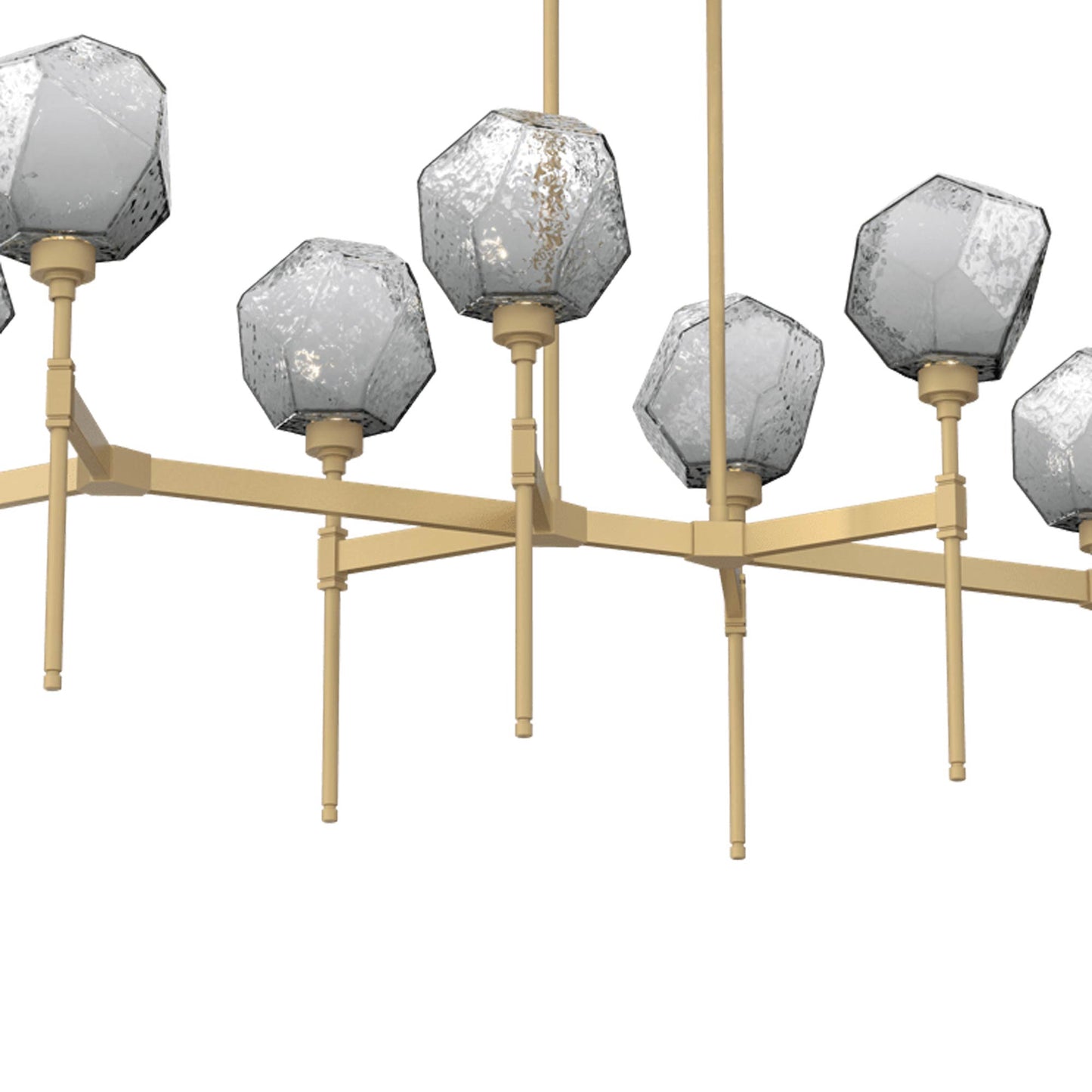 Gem Belvedere Linear LED Chandelier in Detail.