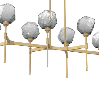 Gem Belvedere Linear LED Chandelier in Detail.