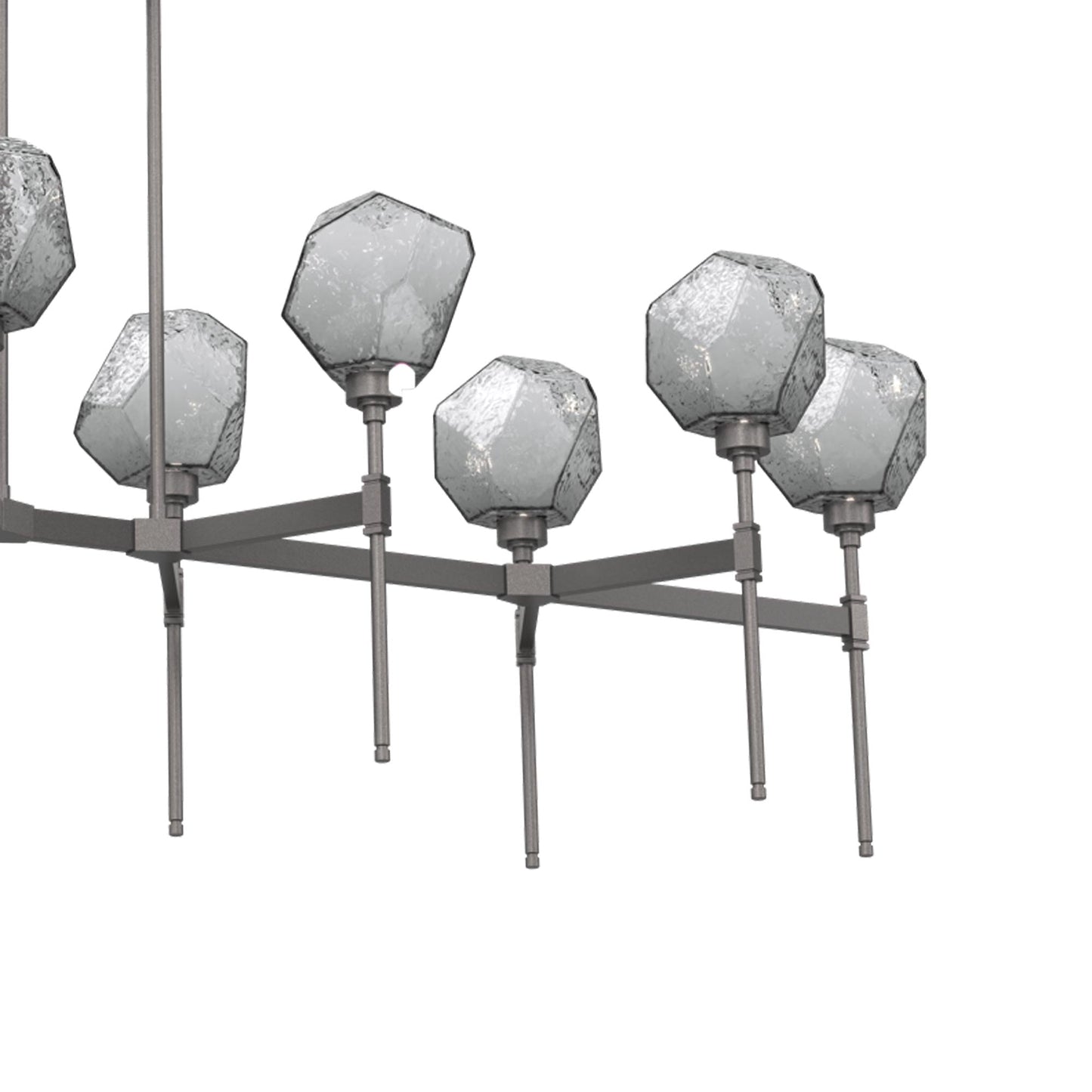 Gem Belvedere Linear LED Chandelier in Detail.