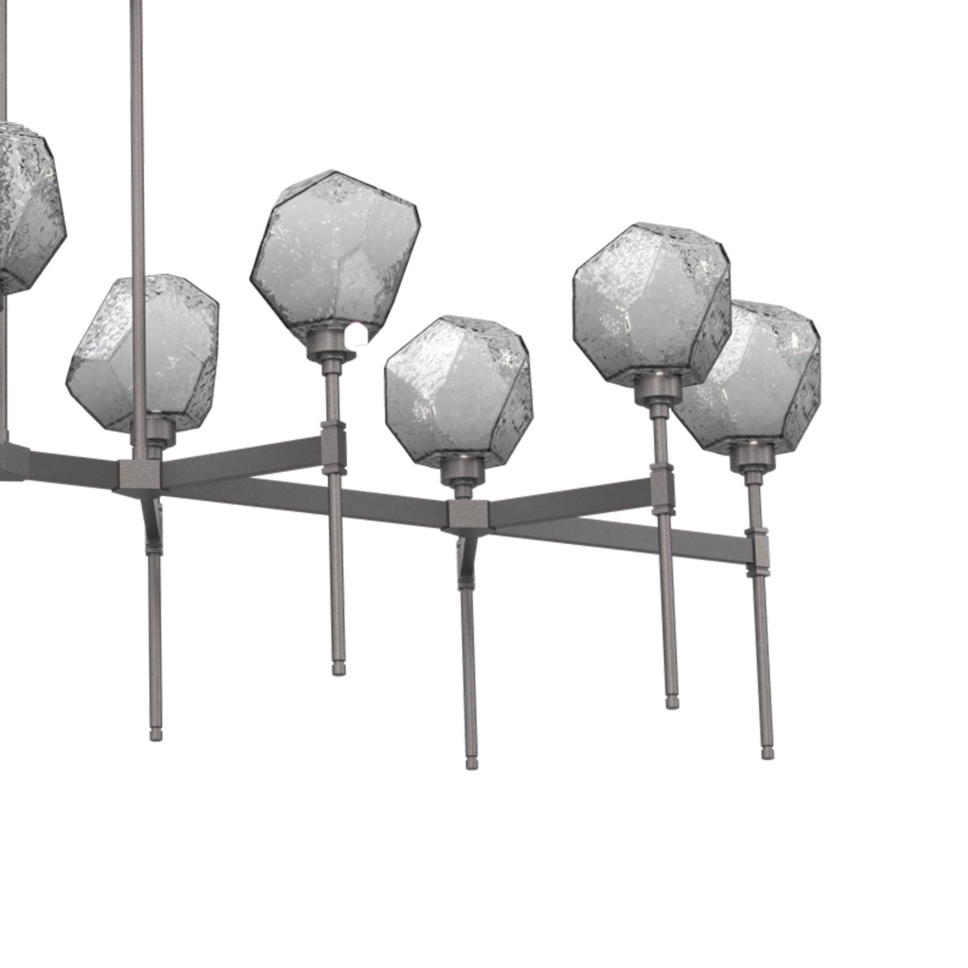 Gem Belvedere Linear LED Chandelier in Detail.