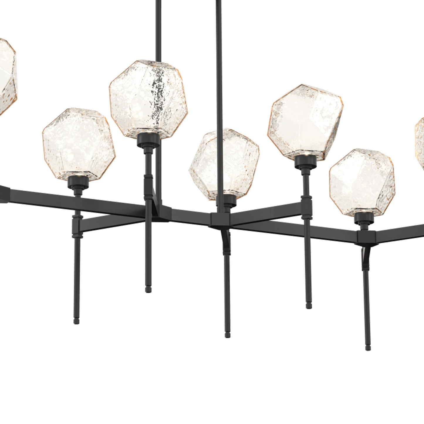 Gem Belvedere Linear LED Chandelier in Detail.