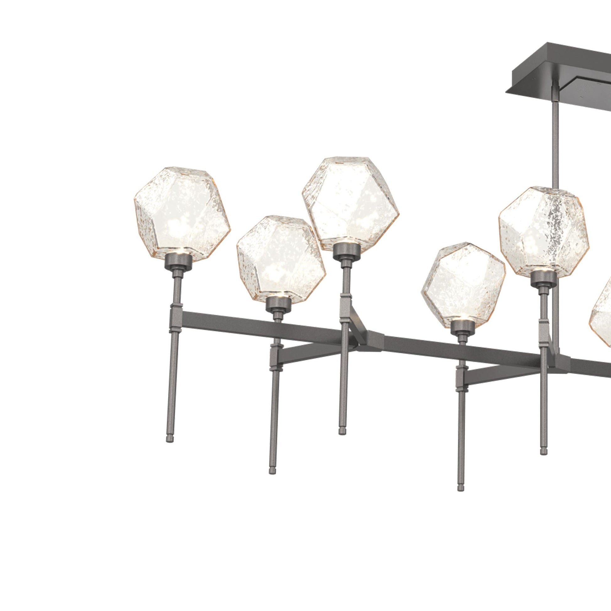 Gem Belvedere Linear LED Chandelier in Detail.