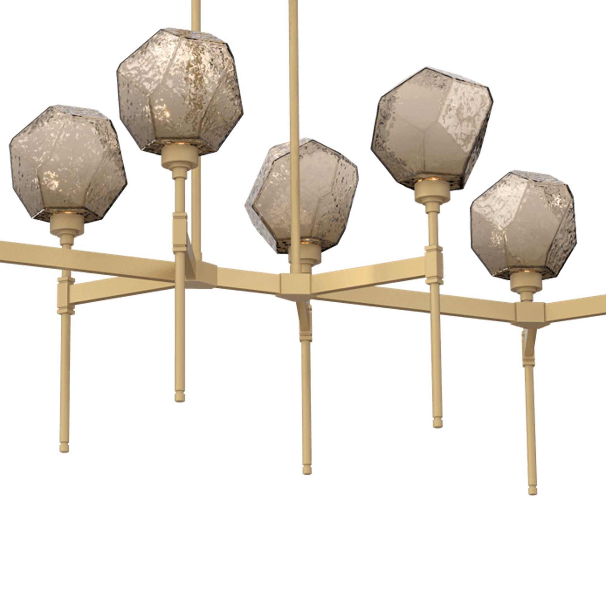 Gem Belvedere Linear LED Chandelier in Detail.