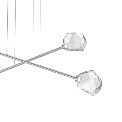 Gem Double Moda Linear LED Chandelier in Detail.
