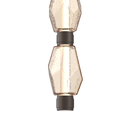 Gem Mandrel Double LED Pendant Light in Detail.