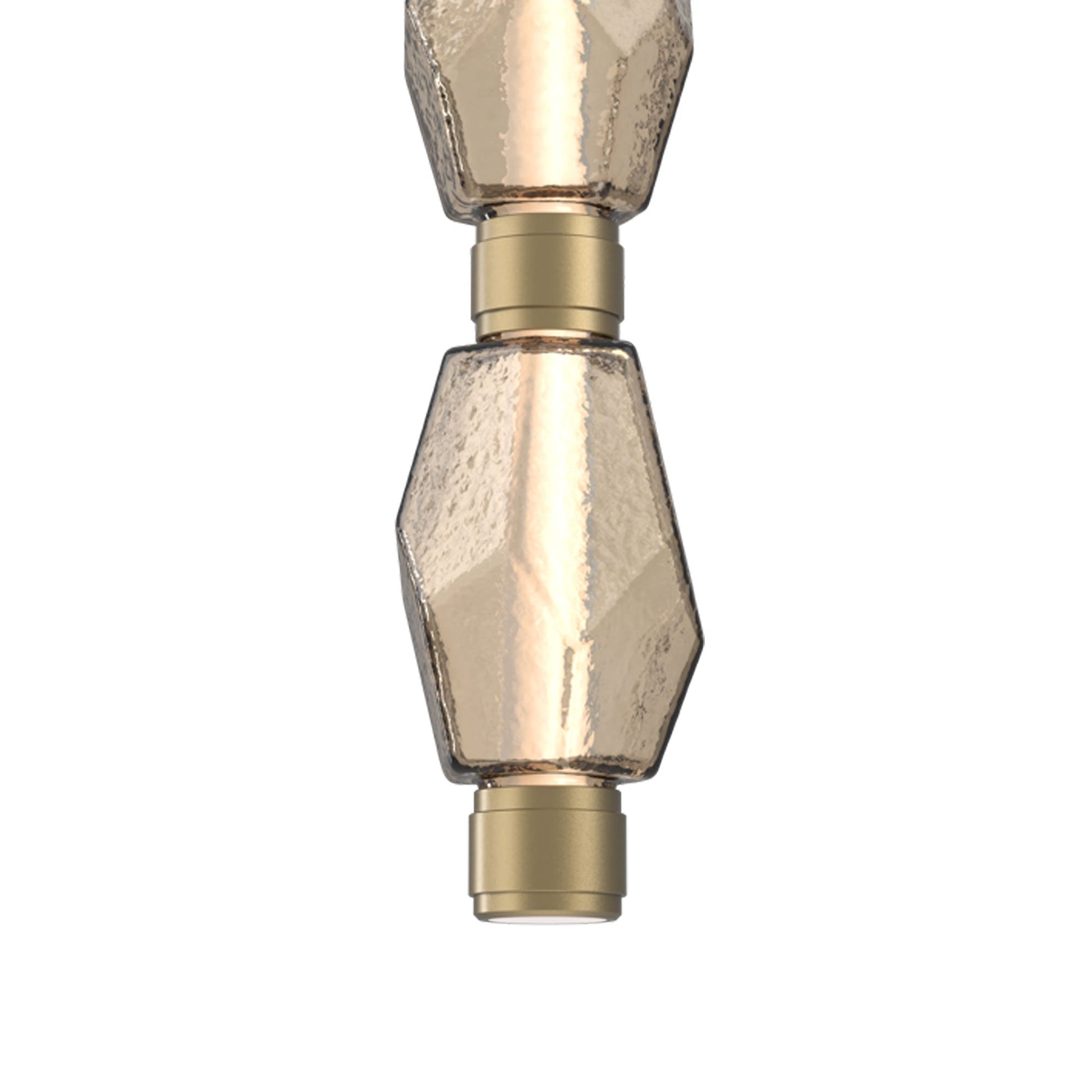 Gem Mandrel Double LED Pendant Light in Detail.