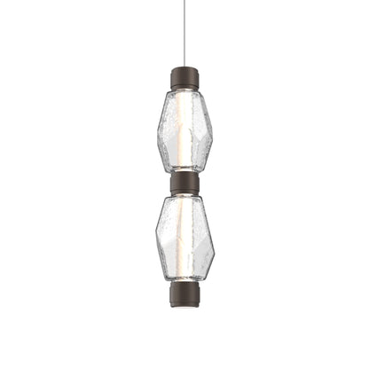 Gem Mandrel Double LED Pendant Light in Detail.