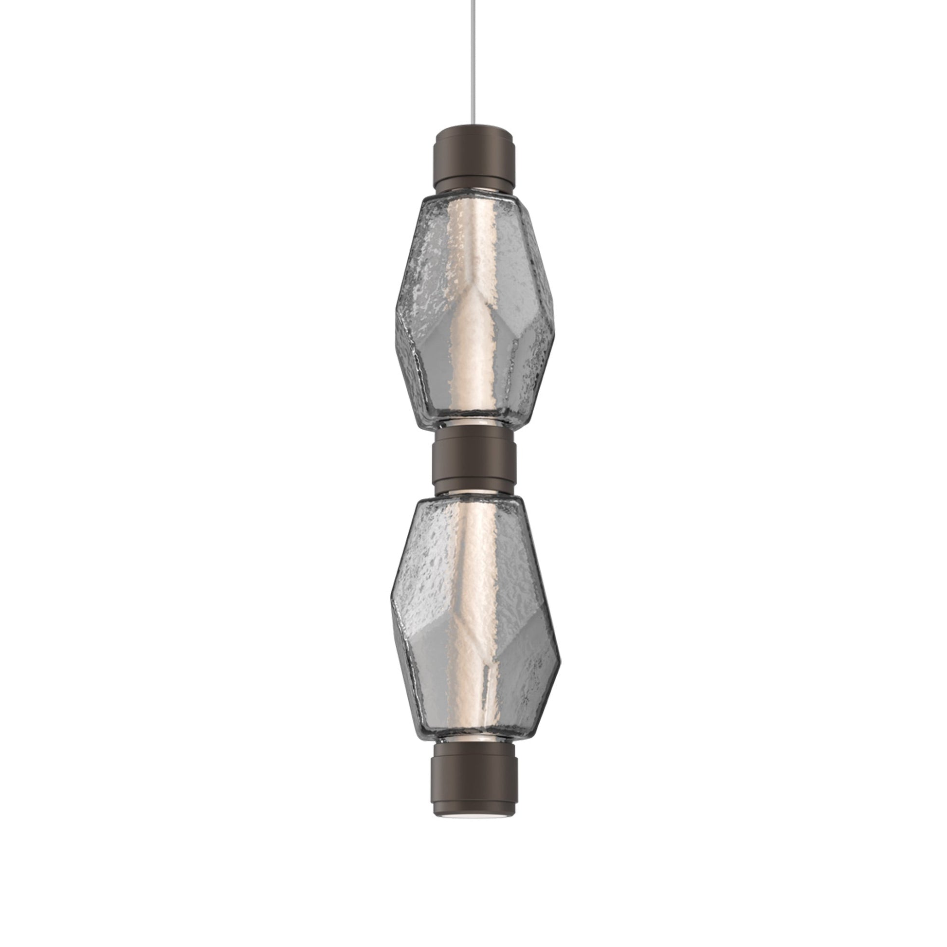 Gem Mandrel Double LED Pendant Light in Detail.