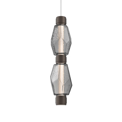 Gem Mandrel Double LED Pendant Light in Detail.