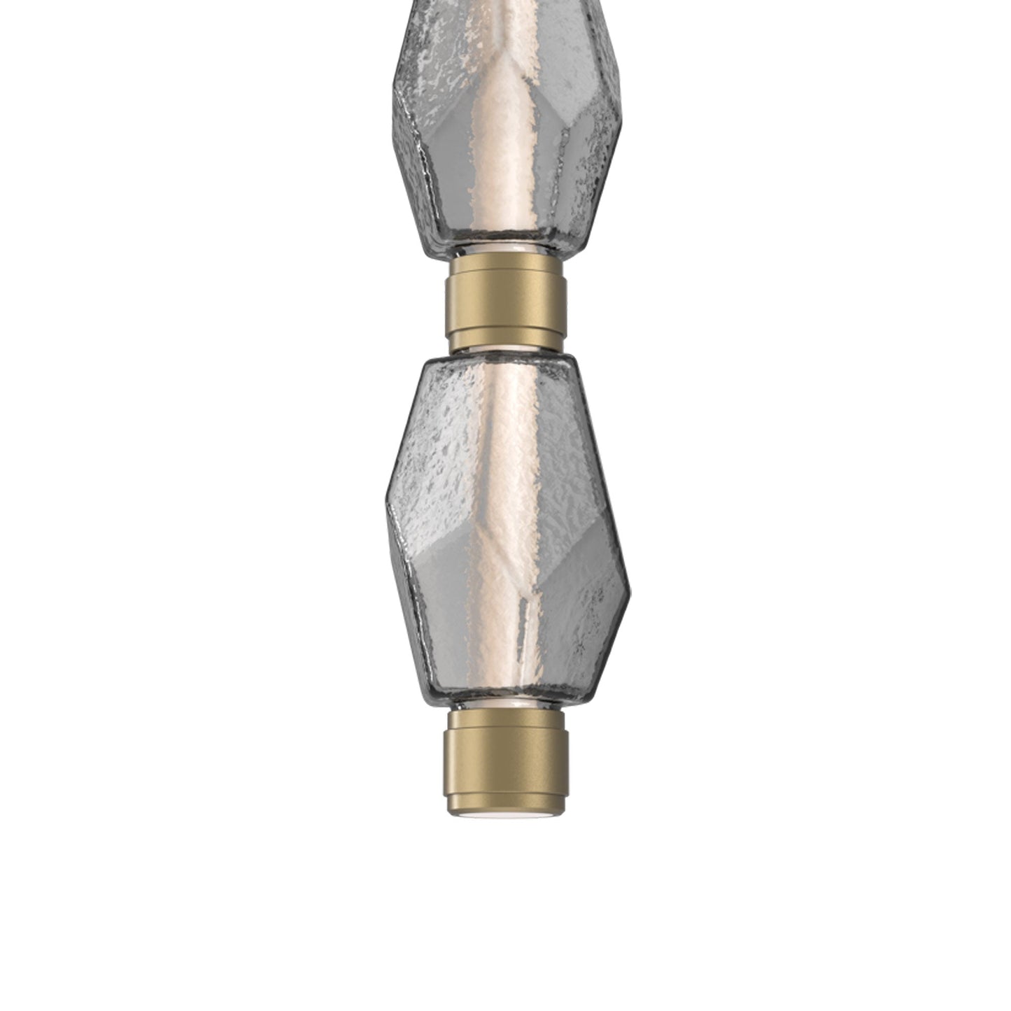 Gem Mandrel Double LED Pendant Light in Detail.