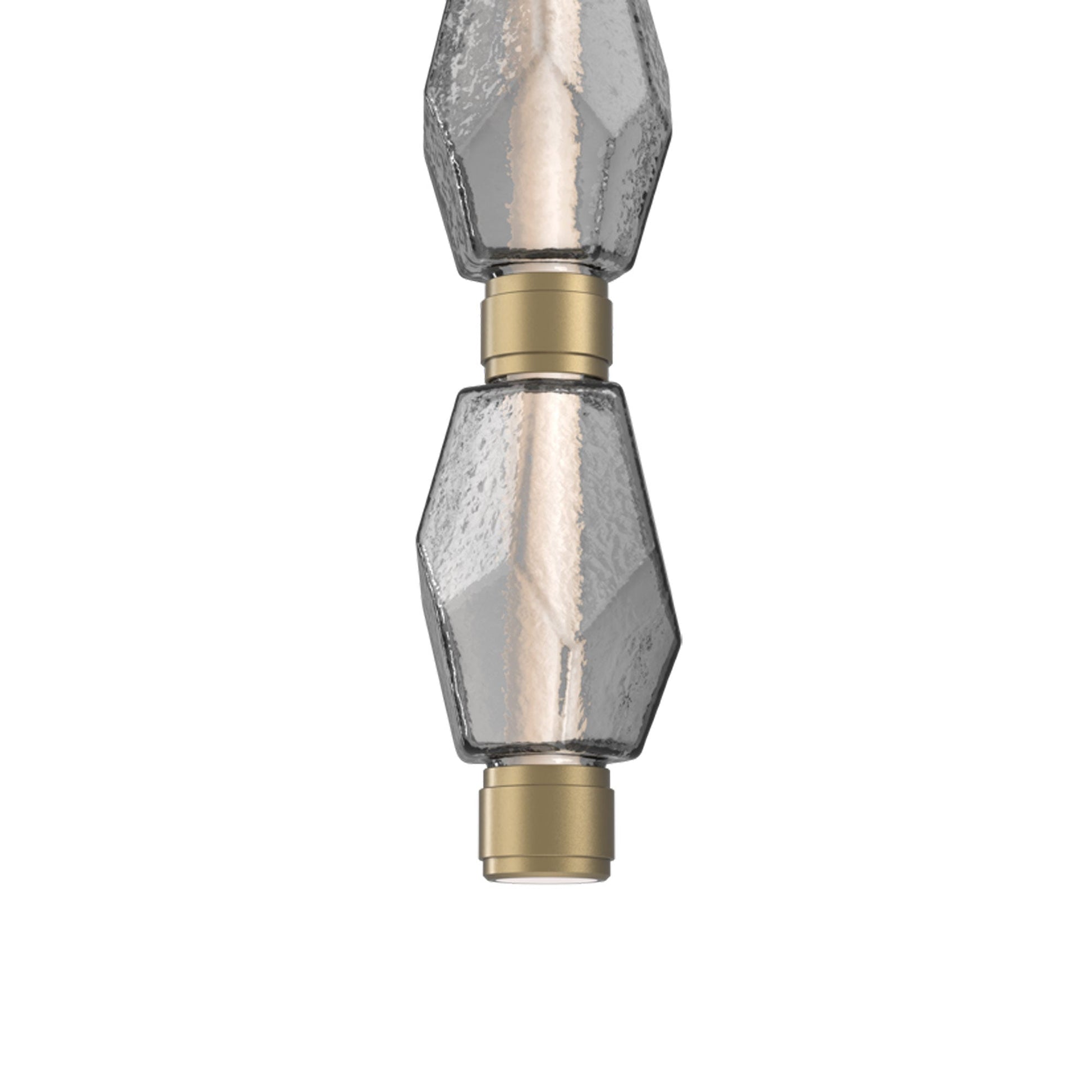 Gem Mandrel Double LED Pendant Light in Detail.