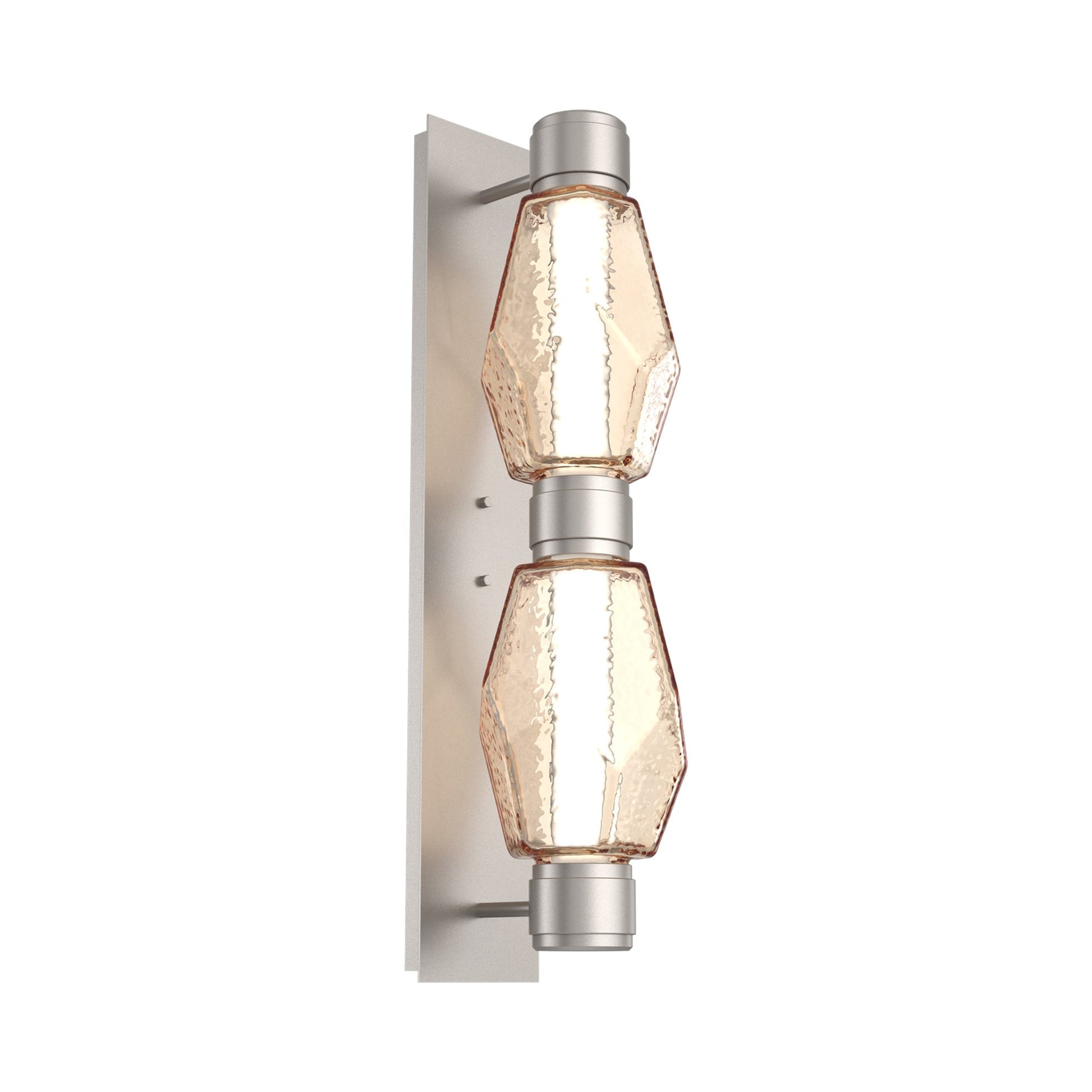 Gem Mandrel Double LED Wall Light.