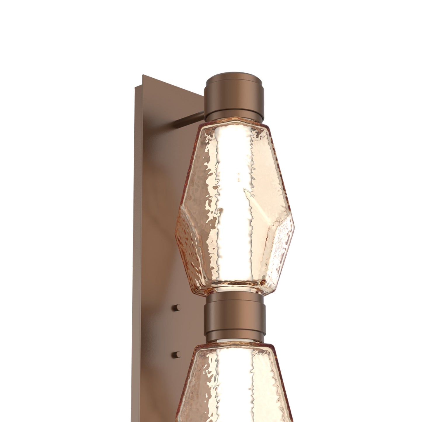 Gem Mandrel Double LED Wall Light in Detail.