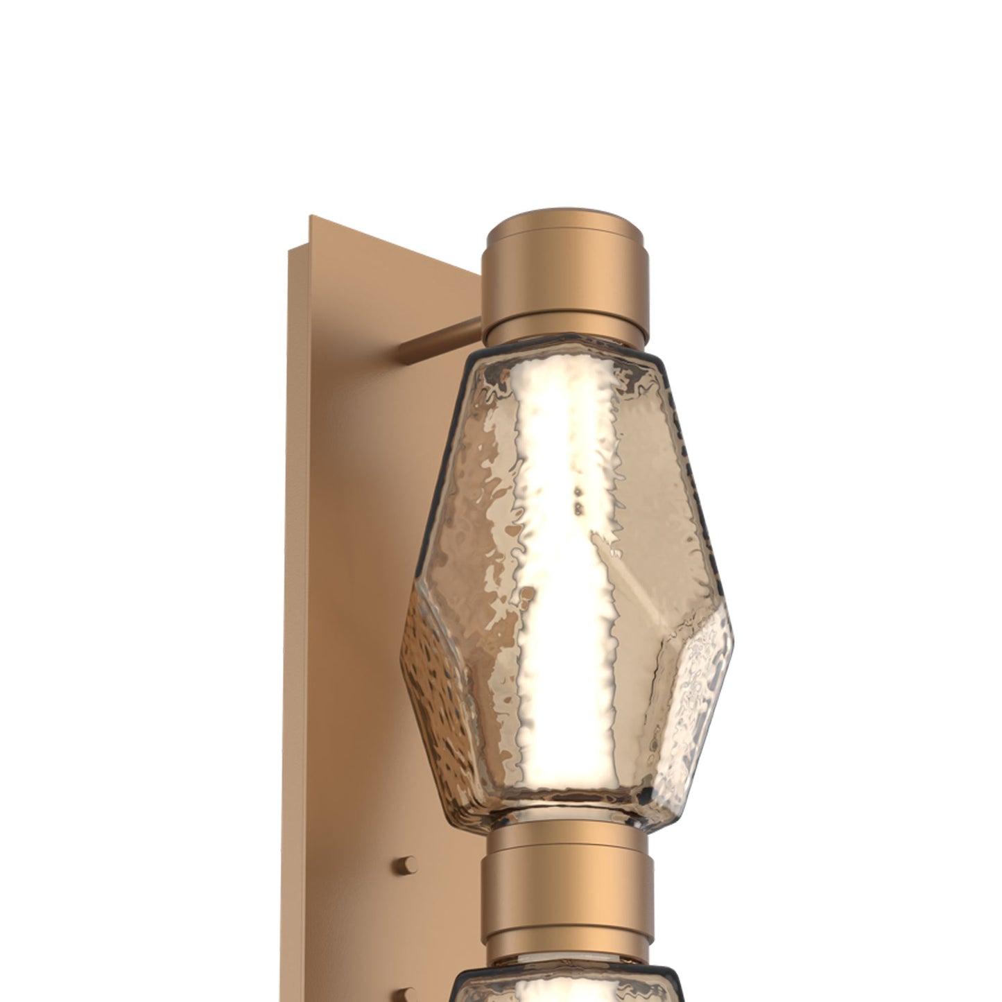 Gem Mandrel Double LED Wall Light in Detail.
