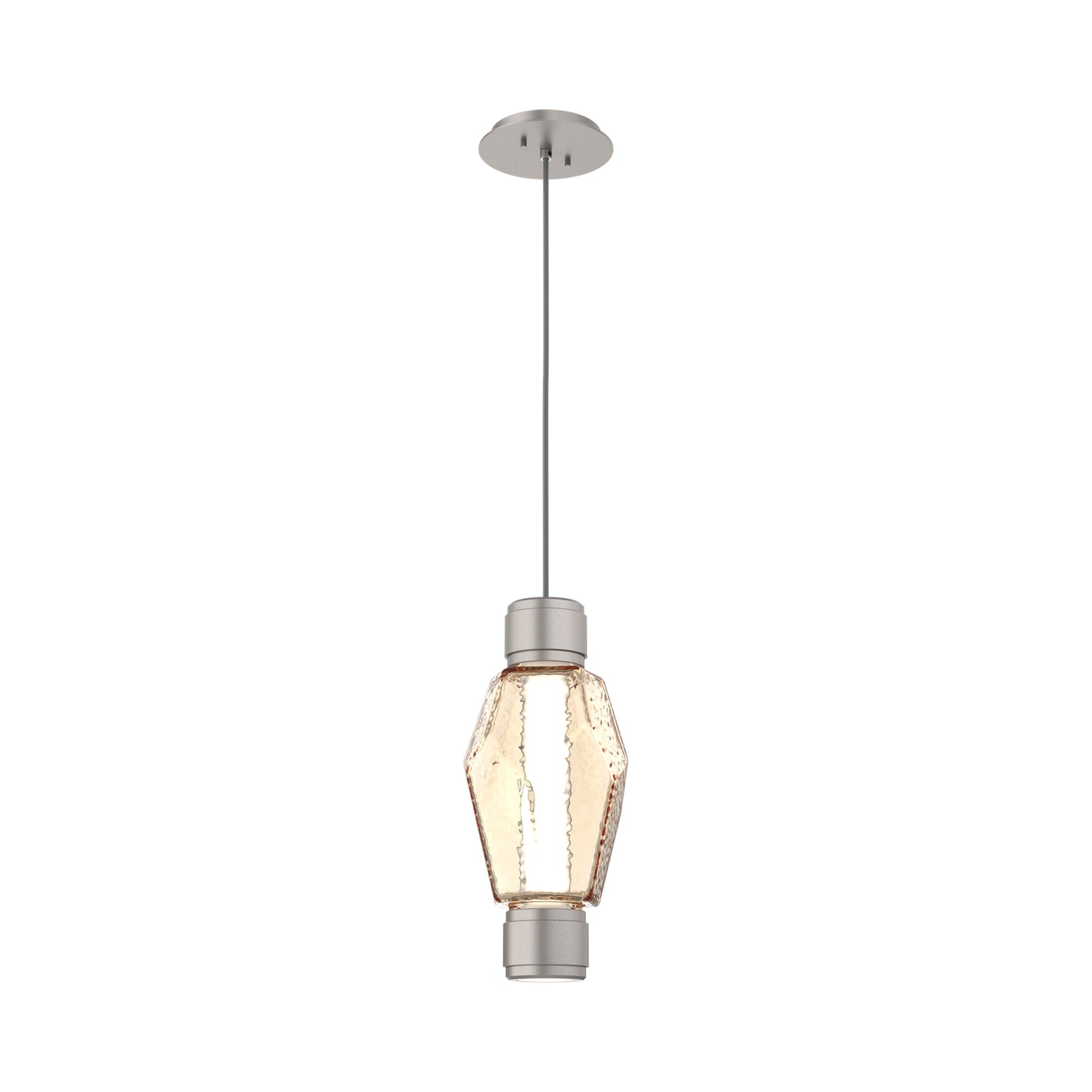 Gem Mandrel Single LED Pendant Light.