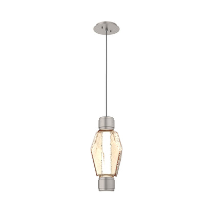 Gem Mandrel Single LED Pendant Light.