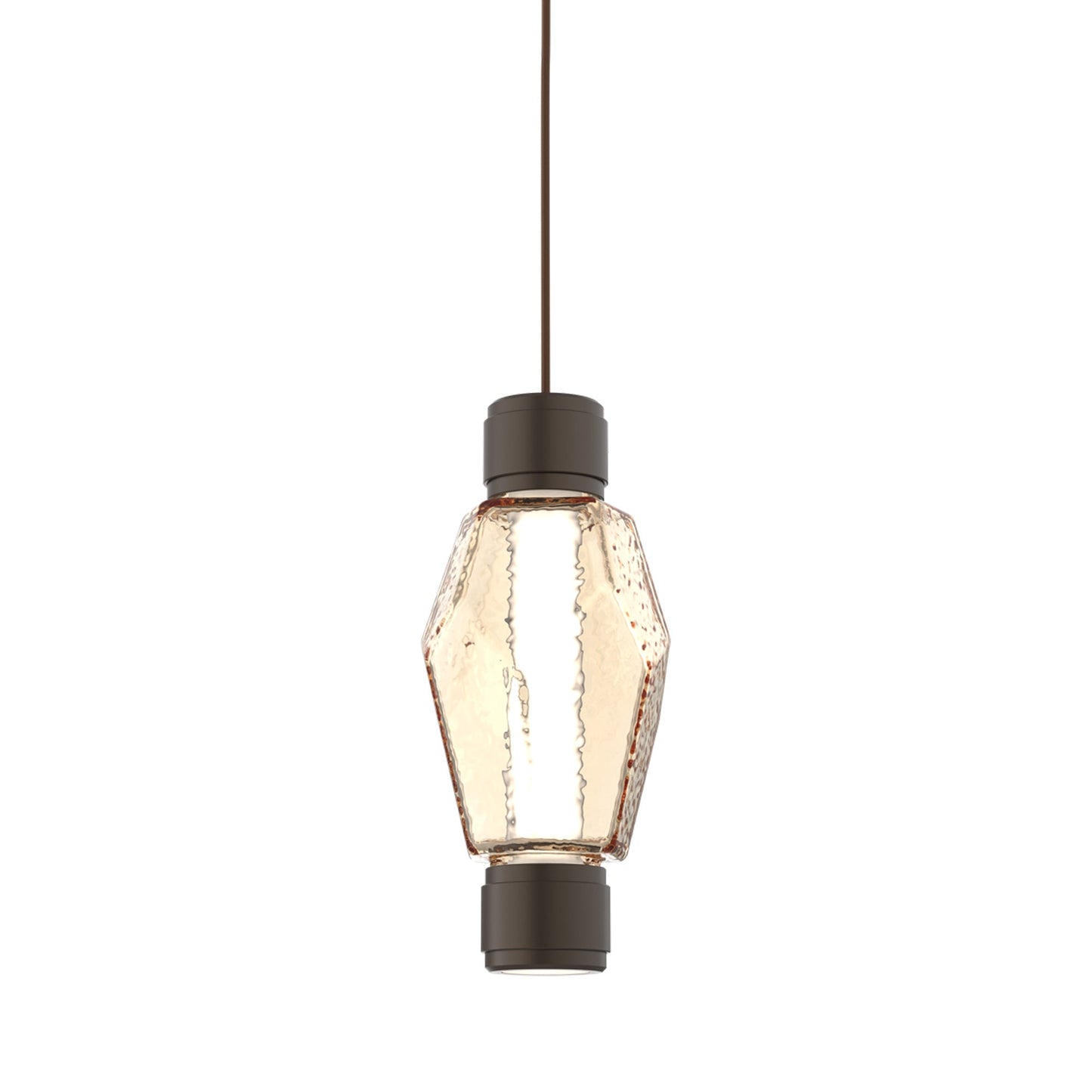 Gem Mandrel Single LED Pendant Light in Detail.