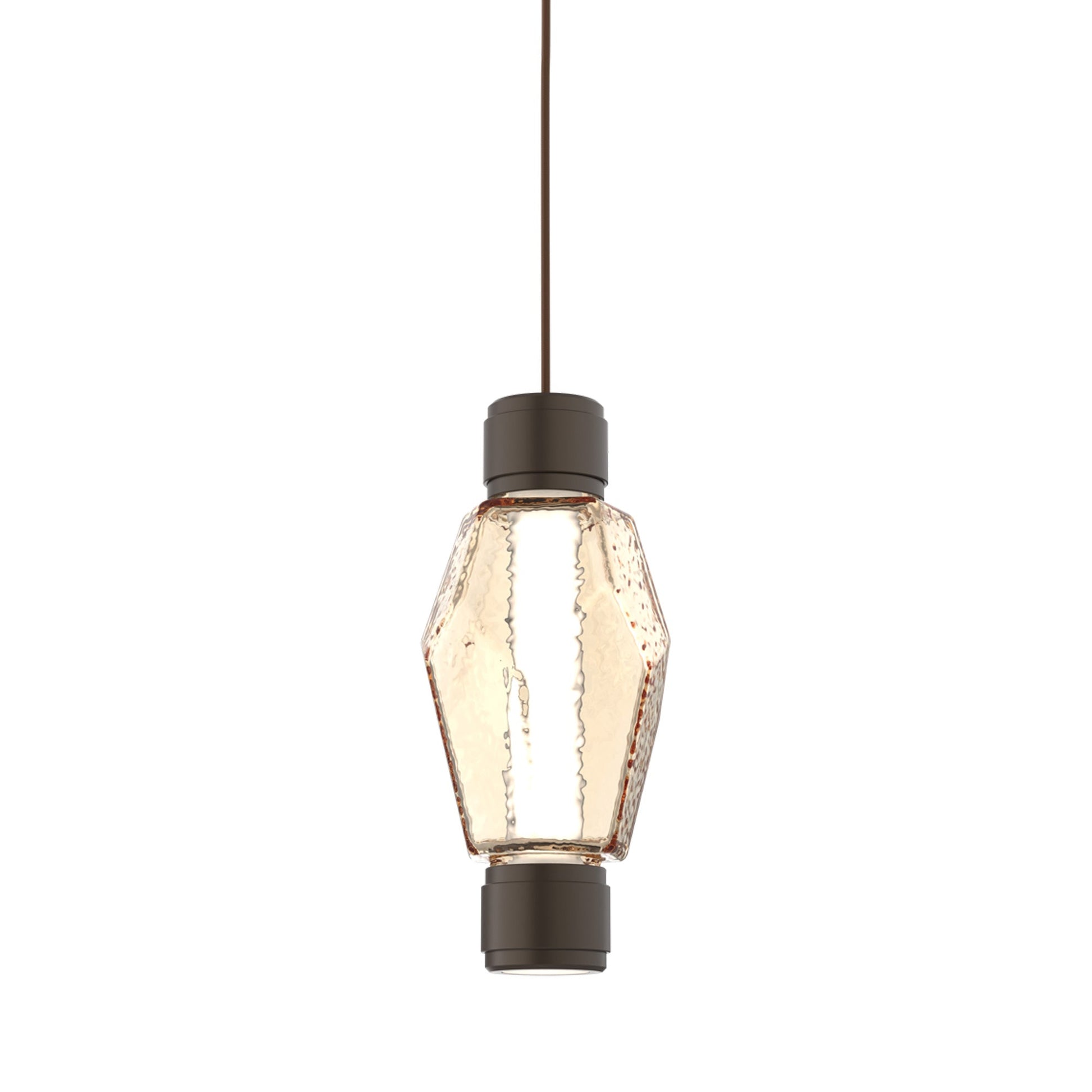 Gem Mandrel Single LED Pendant Light in Detail.