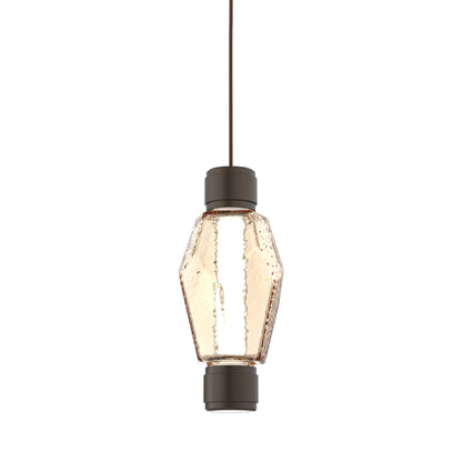 Gem Mandrel Single LED Pendant Light in Detail.