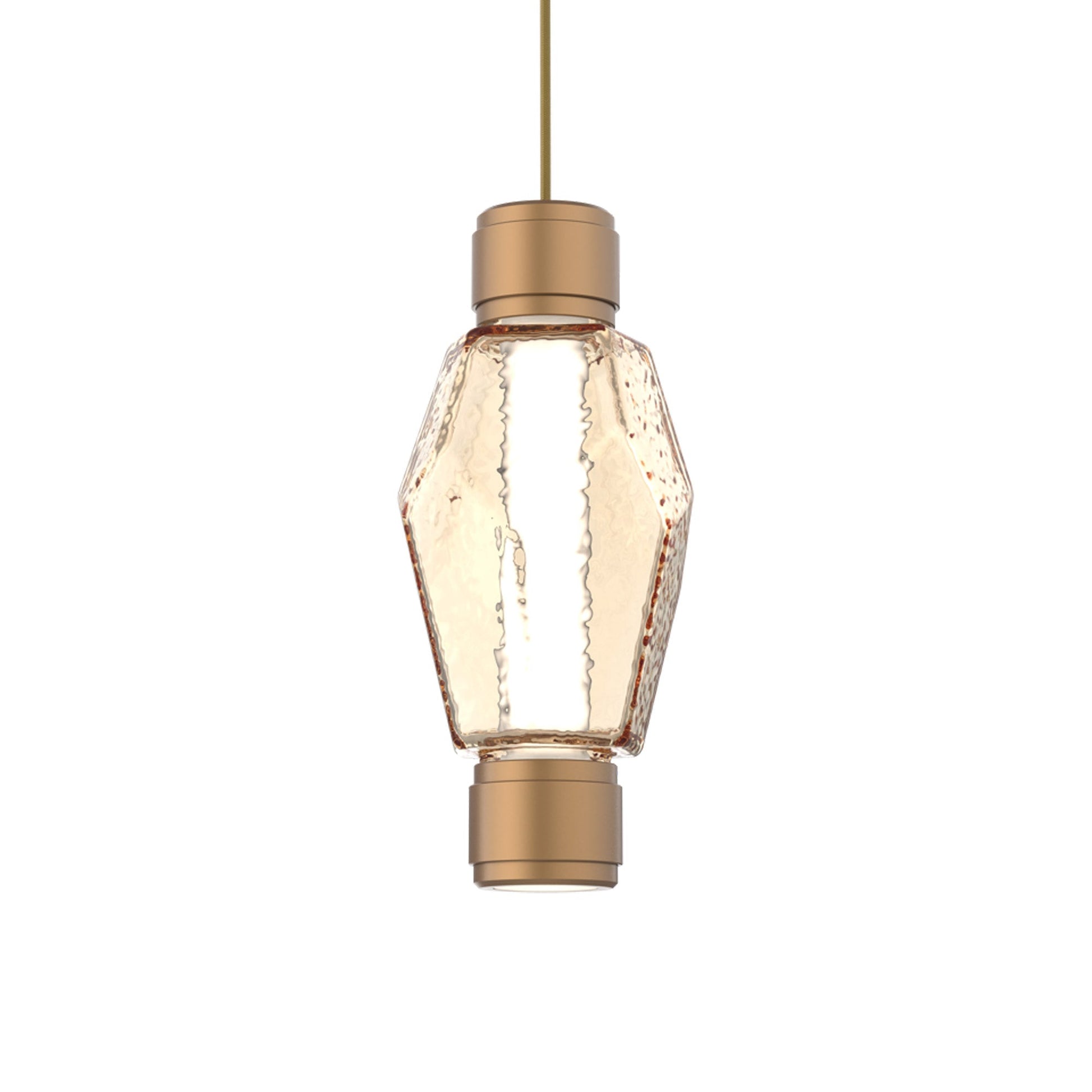 Gem Mandrel Single LED Pendant Light in Detail.