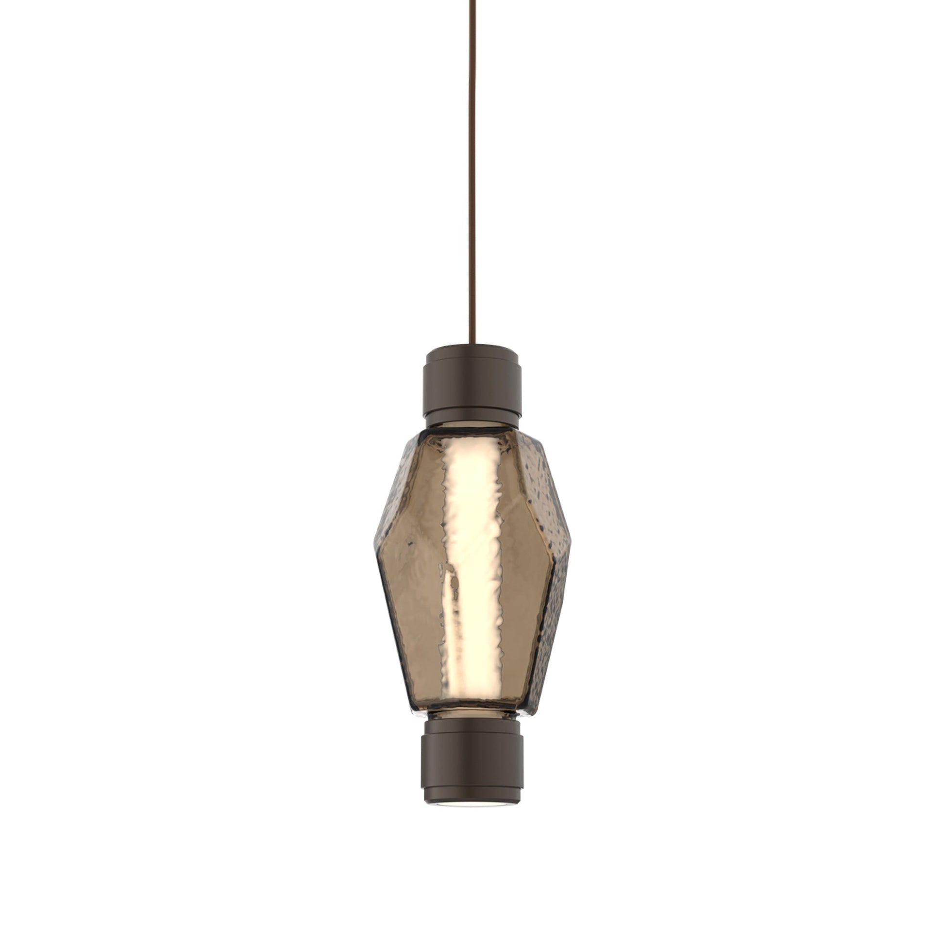 Gem Mandrel Single LED Pendant Light in Detail.