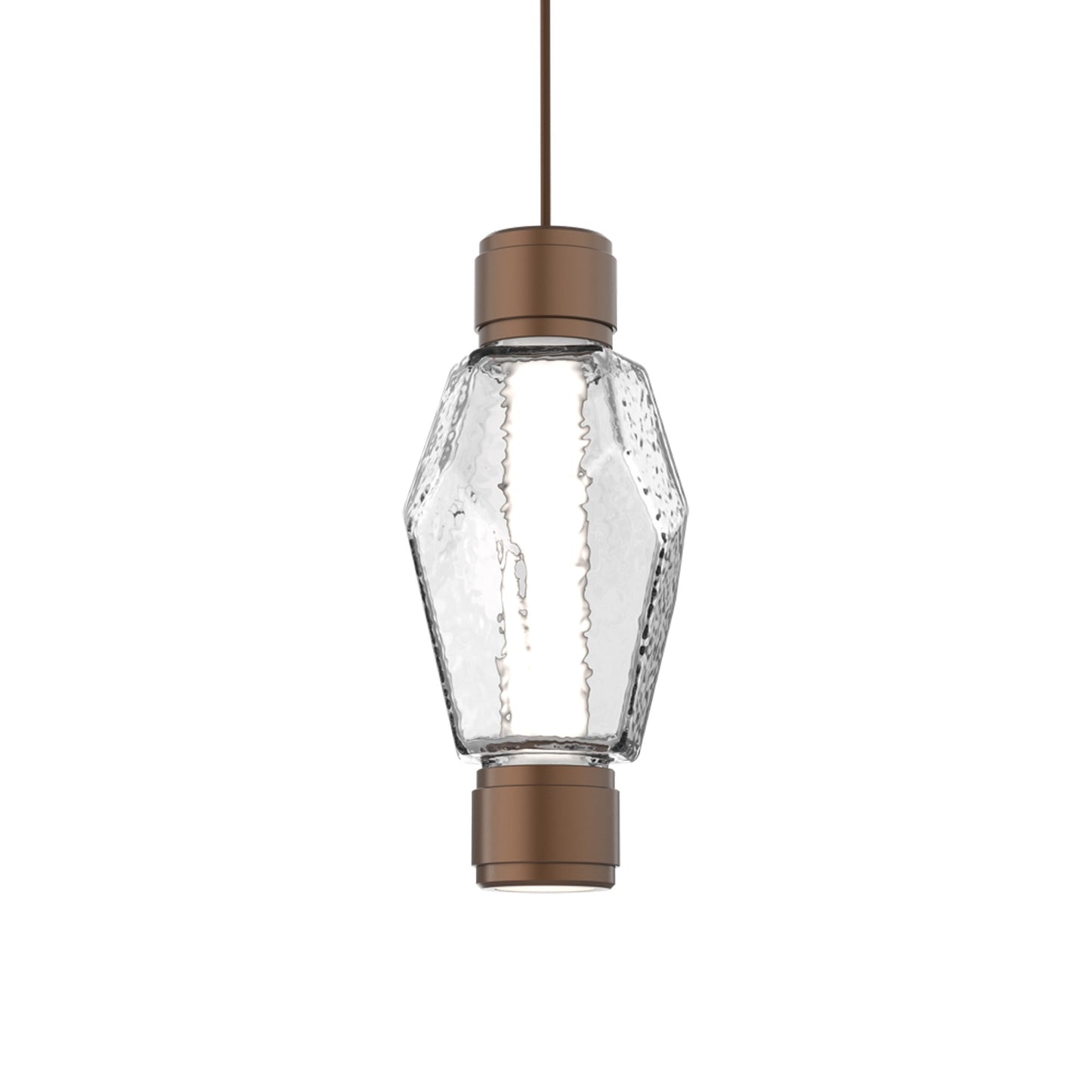 Gem Mandrel Single LED Pendant Light in Detail.