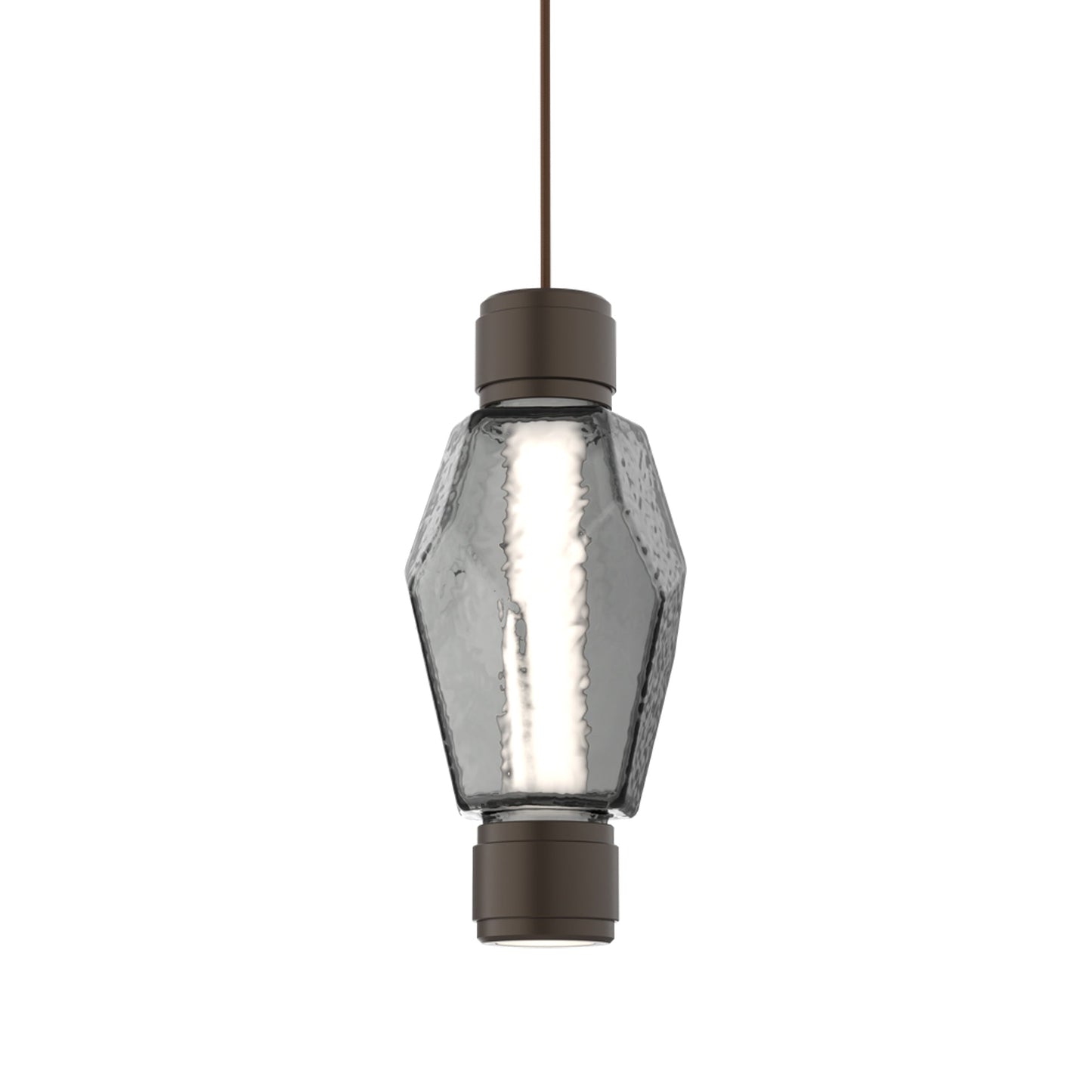 Gem Mandrel Single LED Pendant Light in Detail.