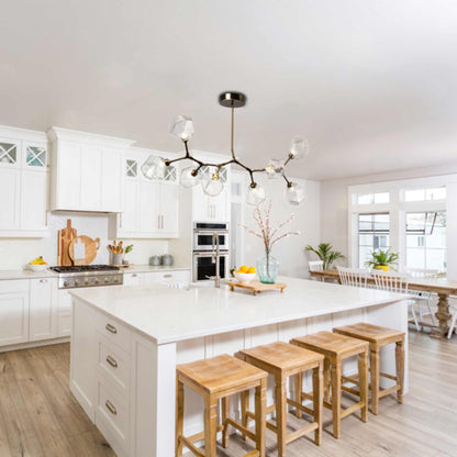 Gem Modern Branch LED Pendant Light in dining room.