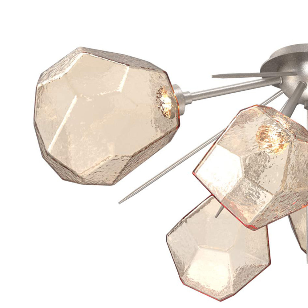 Gem Starburst LED Flush Mount Ceiling Light in Detail.