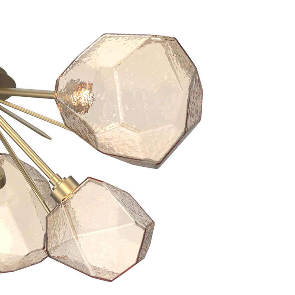 Gem Starburst LED Flush Mount Ceiling Light in Detail.