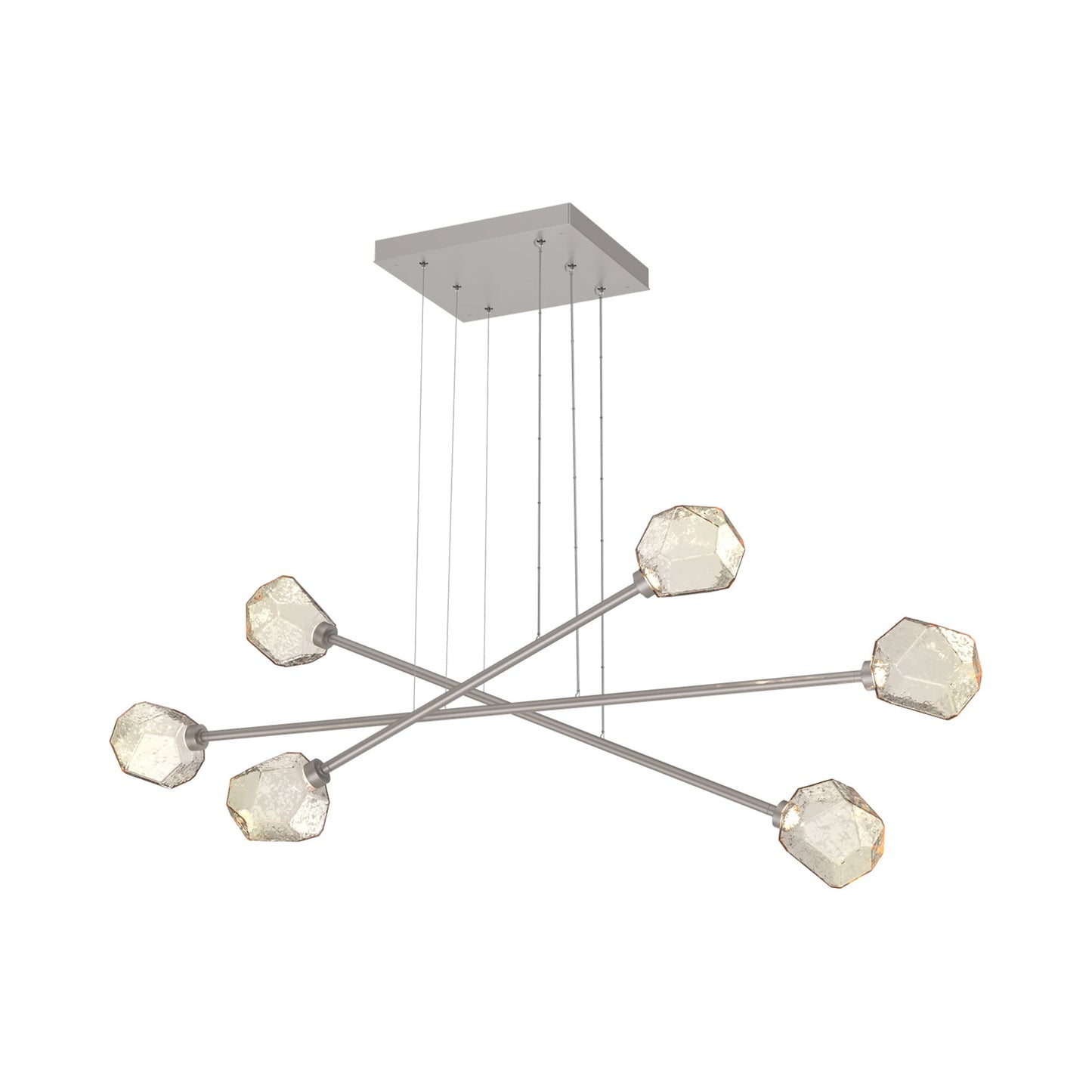Gem Triple Moda Linear LED Chandelier.