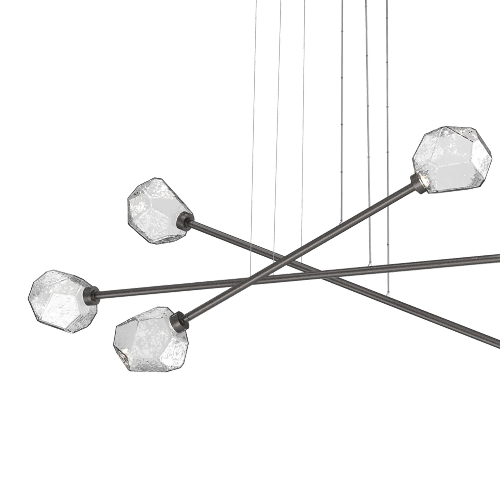 Gem Triple Moda Linear LED Chandelier in Detail.