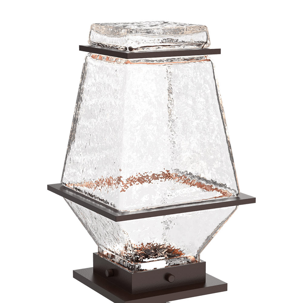 Landmark Outdoor LED Pier Mount Light in Detail.