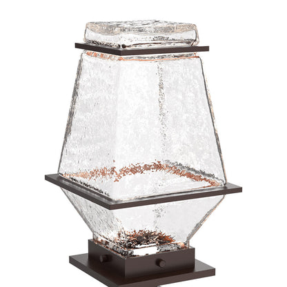 Landmark Outdoor LED Pier Mount Light in Detail.