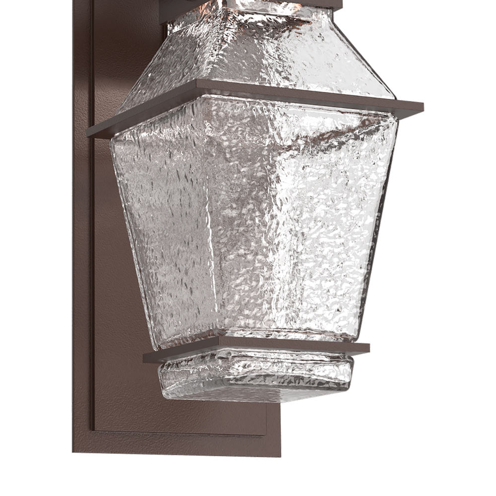 Landmark Outdoor LED Wall Light with Shepherd's Hook in Detail.