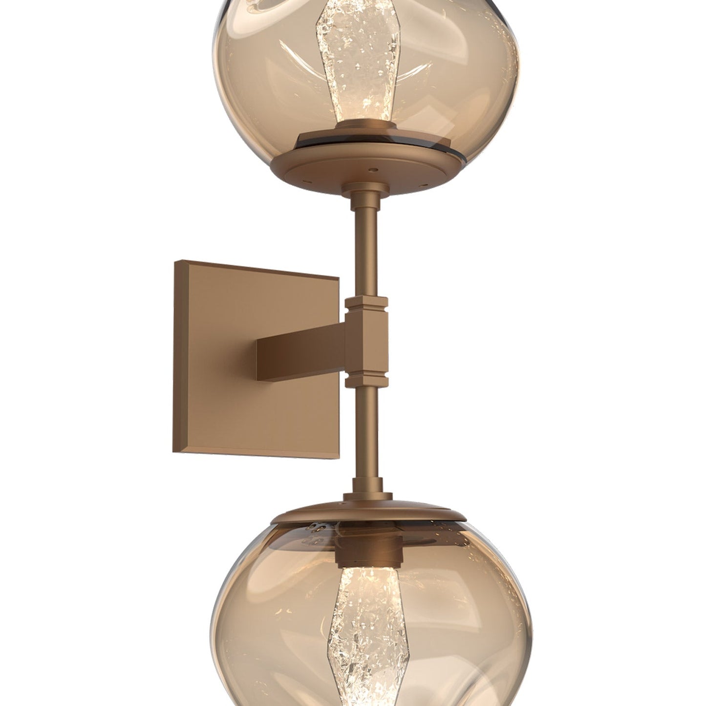 Luna Double LED Wall Light in Detail.