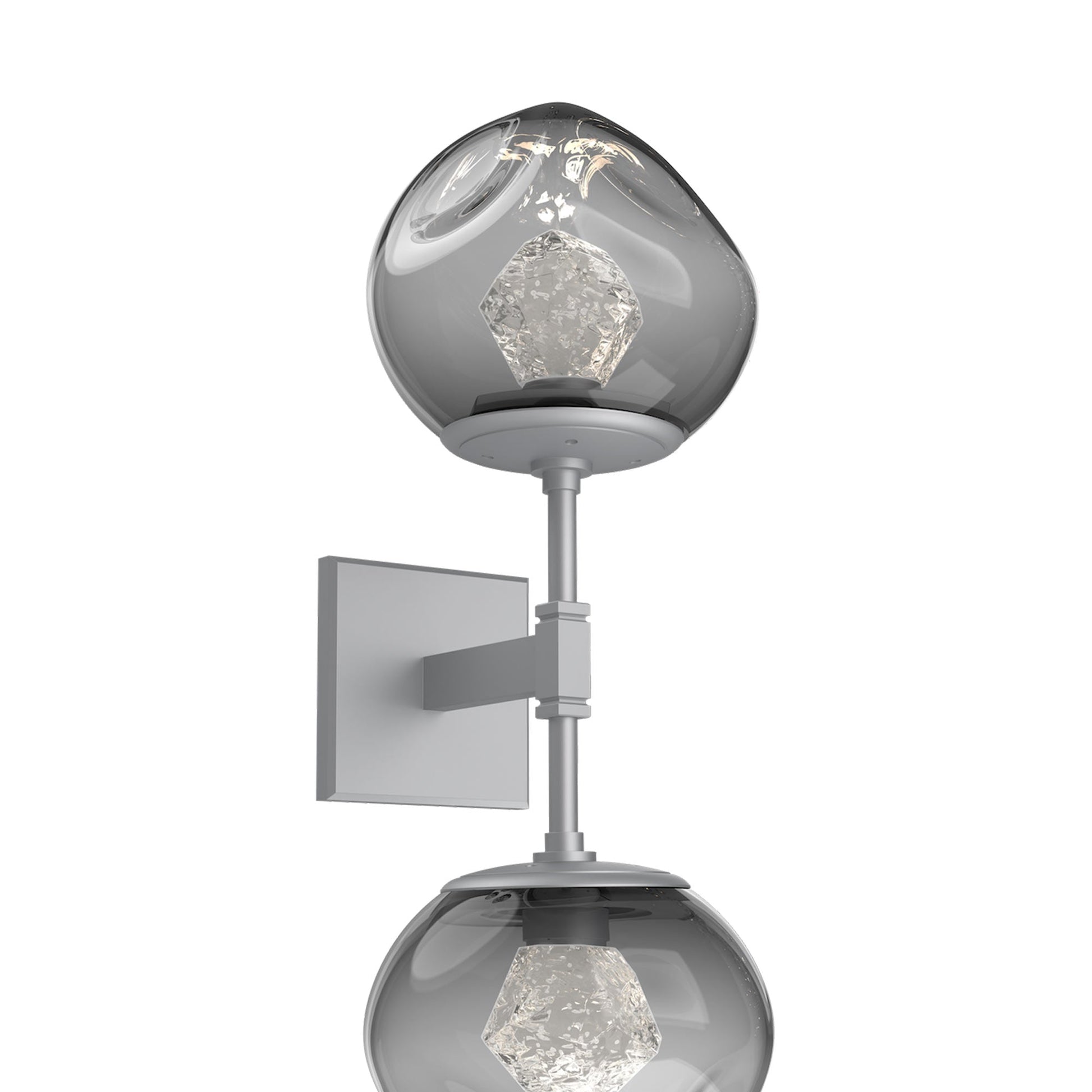Luna Double LED Wall Light in Detail.