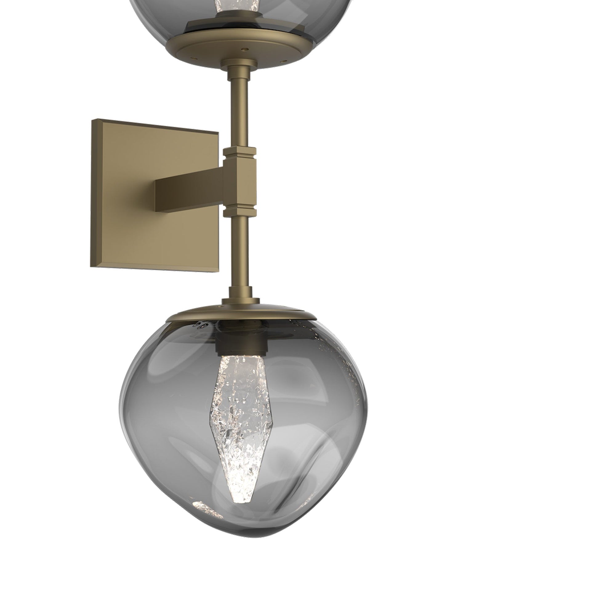 Luna Double LED Wall Light in Detail.