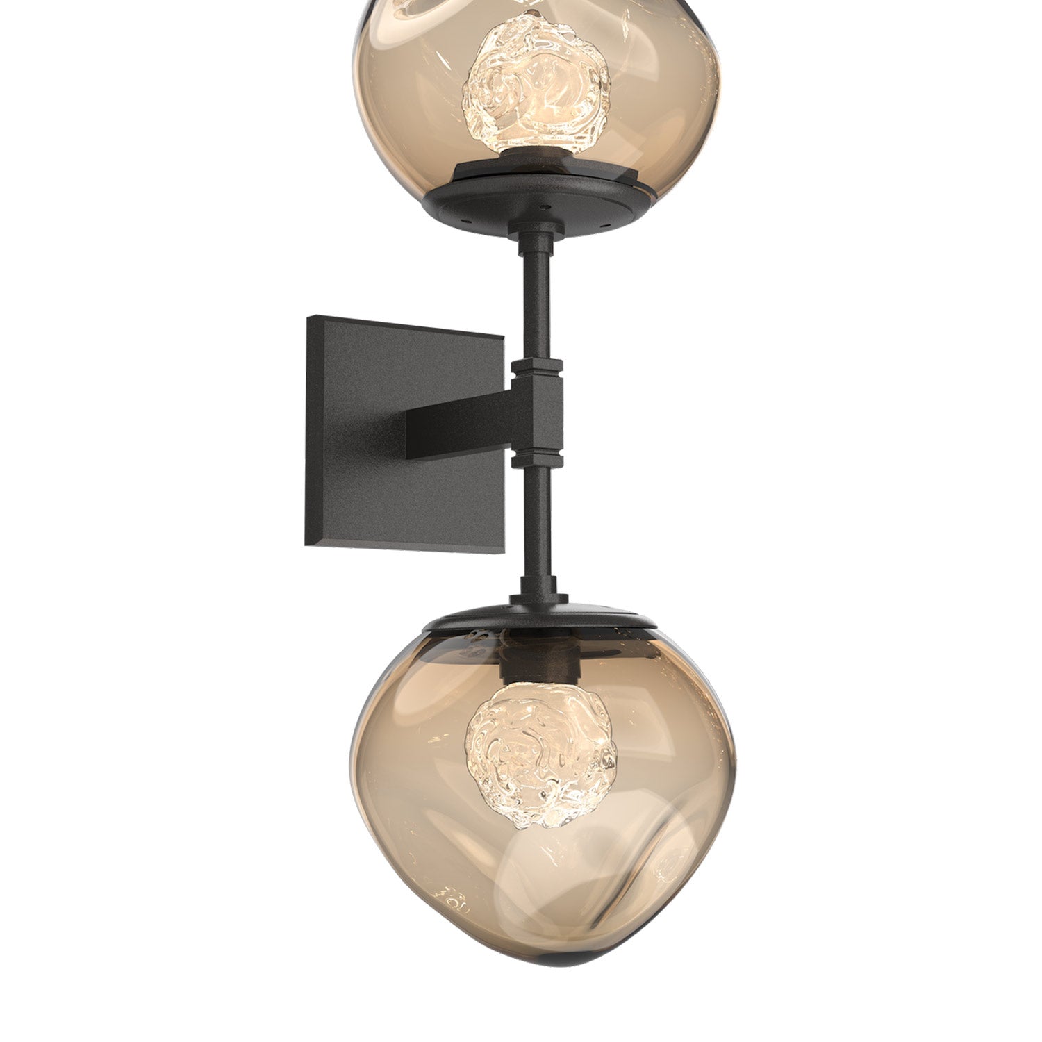 Luna Double LED Wall Light in Detail.