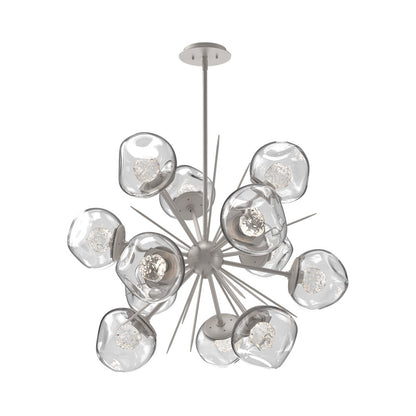 Luna Starburst Clear LED Chandelier.
