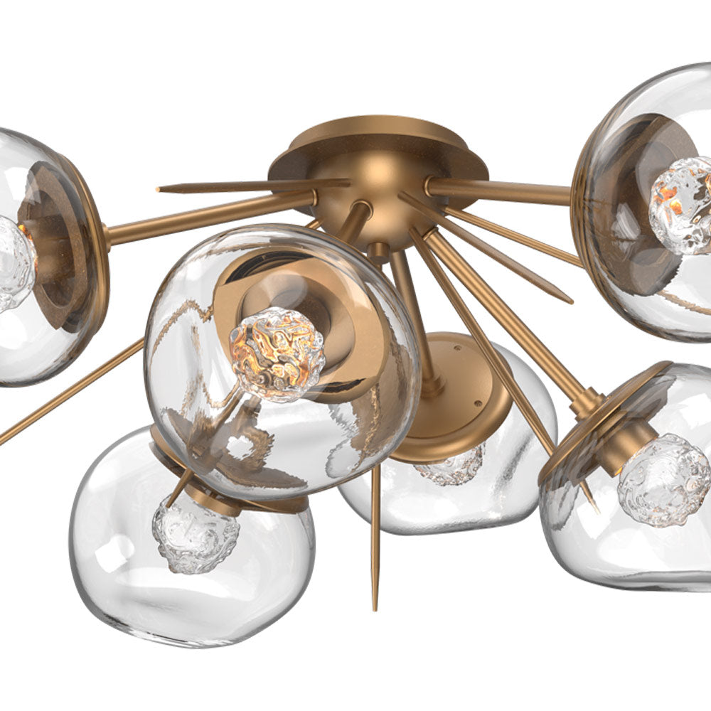 Luna Starburst LED Flush Mount Ceiling Light in Detail.