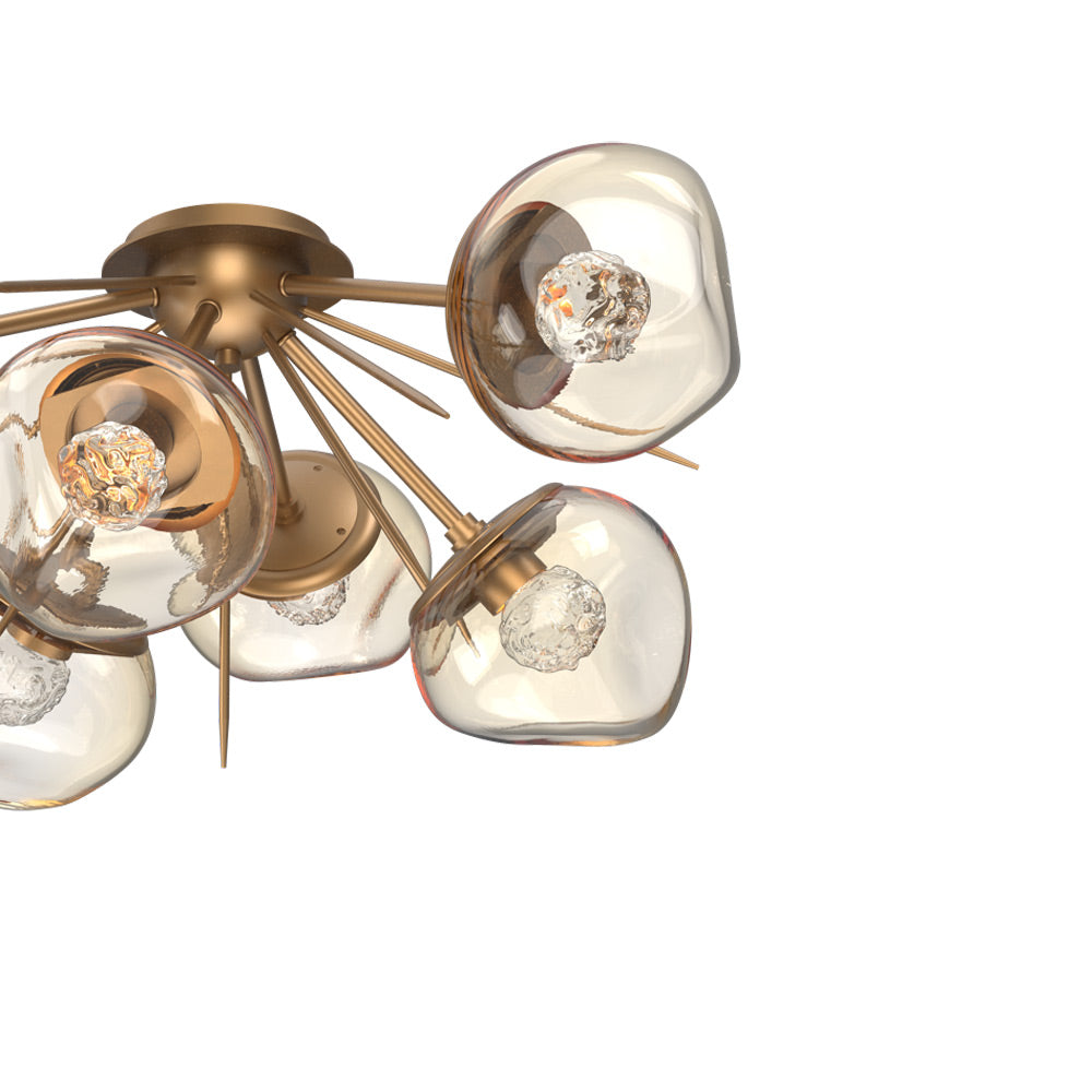 Luna Starburst LED Flush Mount Ceiling Light in Detail.
