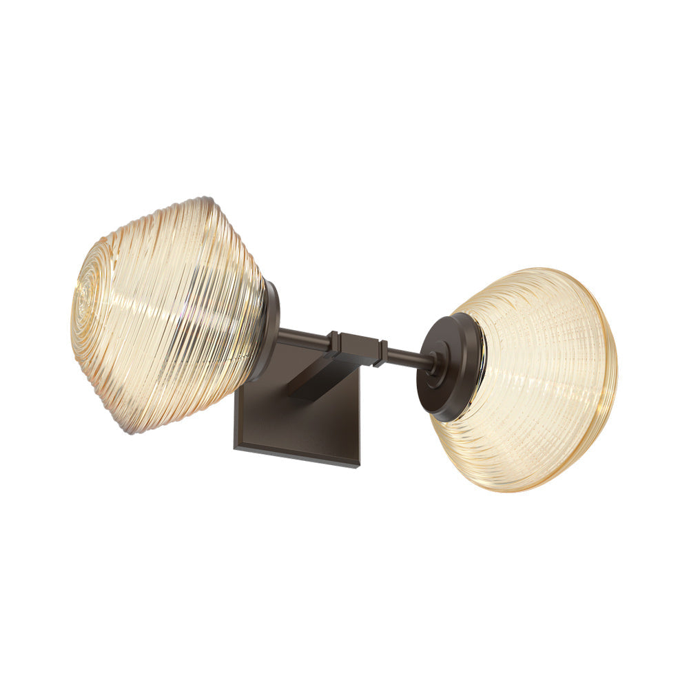 Mesa Double LED Wall Light in Detail.