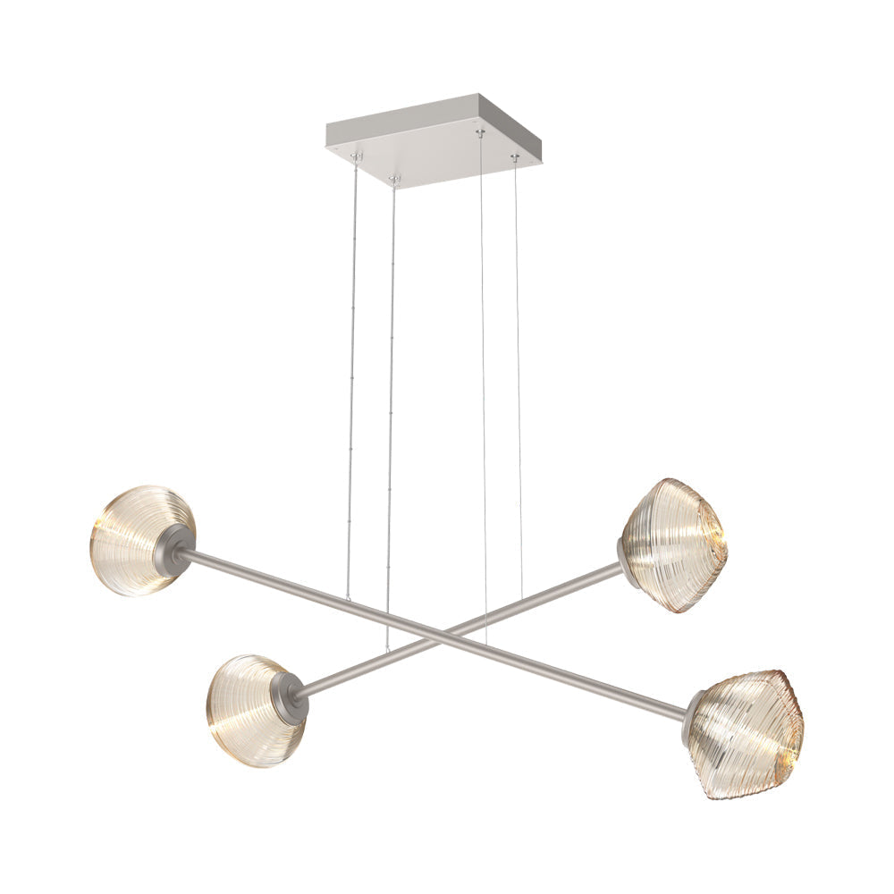 Mesa Double Moda Linear LED Chandelier.