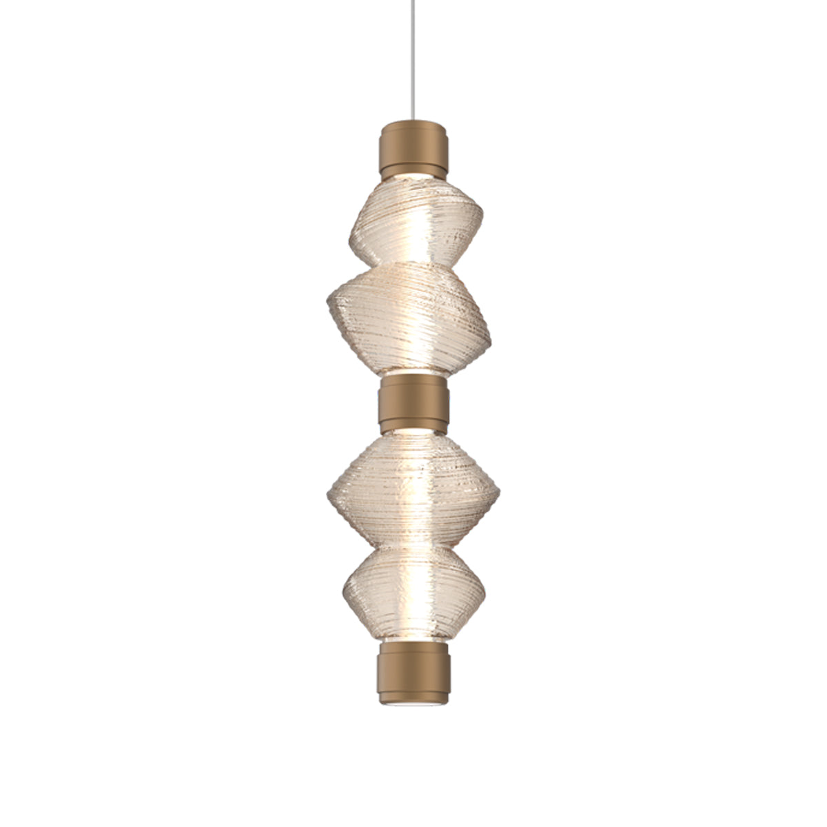 Mesa Mandrel Double LED Pendant Light in Detail.