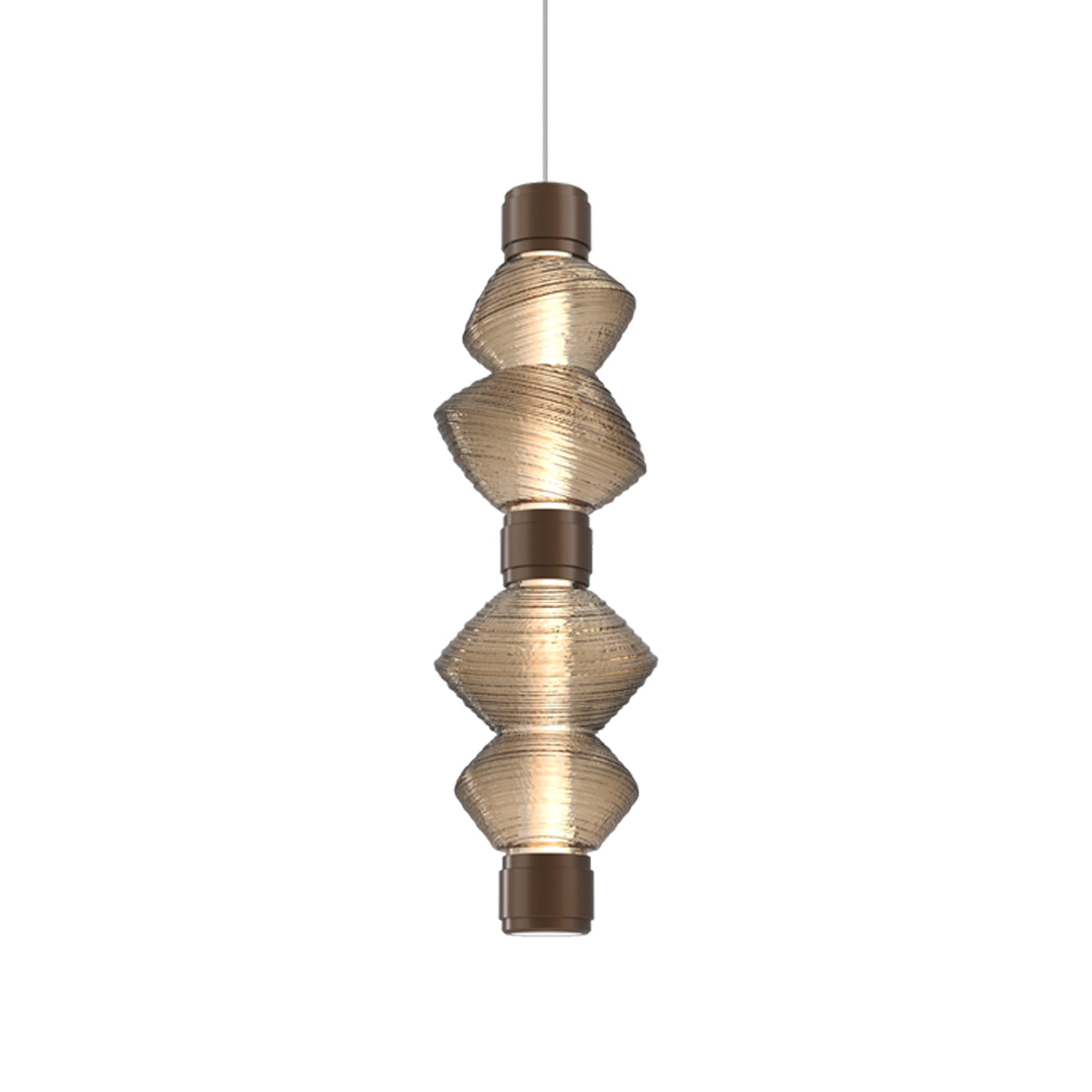 Mesa Mandrel Double LED Pendant Light in Detail.