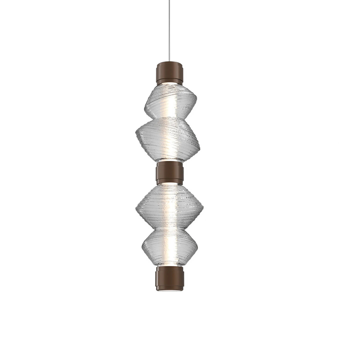 Mesa Mandrel Double LED Pendant Light in Detail.