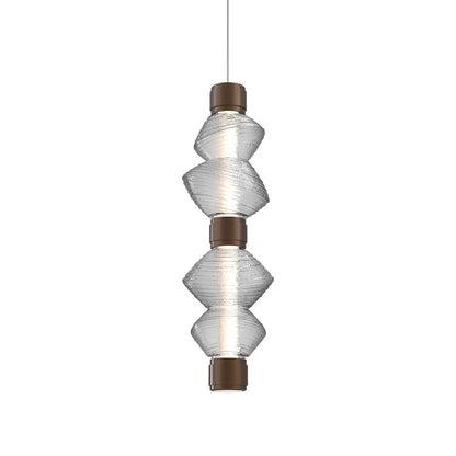 Mesa Mandrel Double LED Pendant Light in Detail.